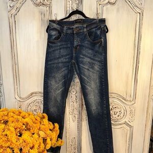 Men’s Prescription Blue  Distressed Denim Jeans